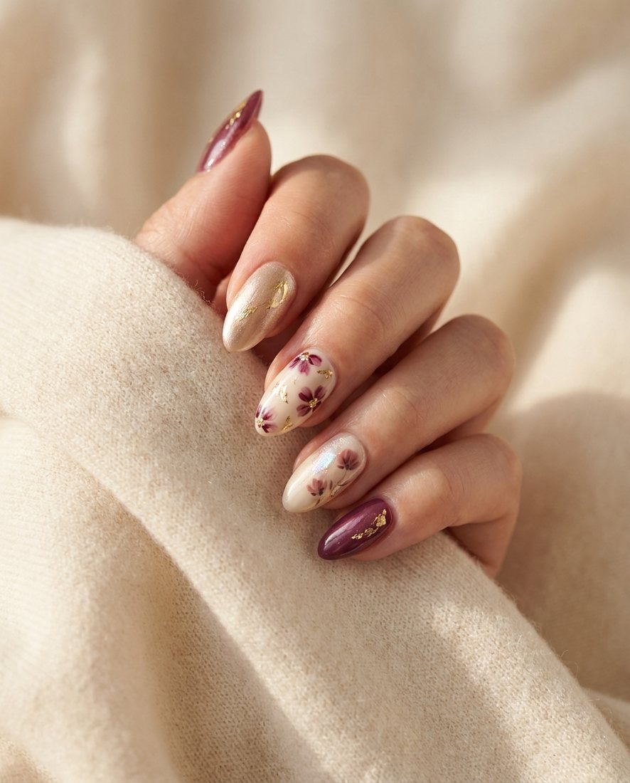 Kleurrijke gellak set met fijne nail art details